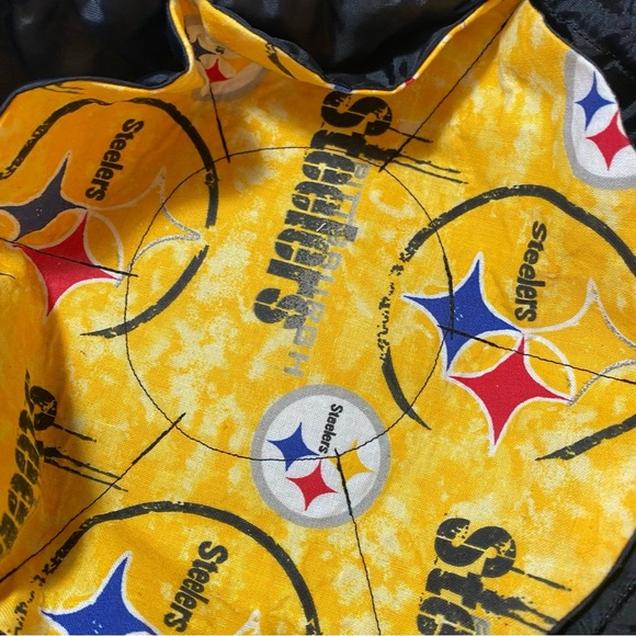 Pittsburgh Steelers NFL Jewelry Pouch Treasure Bag Handmade‎ By Li Li NEW - Picture 7 of 11